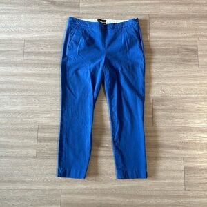 Jcrew women’s straight leg stretch dress pants royal blue size 6